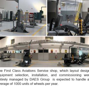 The DAES Group announces completion of a wheel and brake facility for First Class Aviation Services - Copy