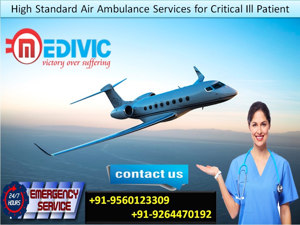 Medivic Aviation Air Ambulance Service in Guwahati