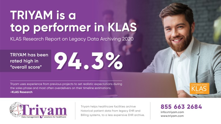 top performer in KLAS research report