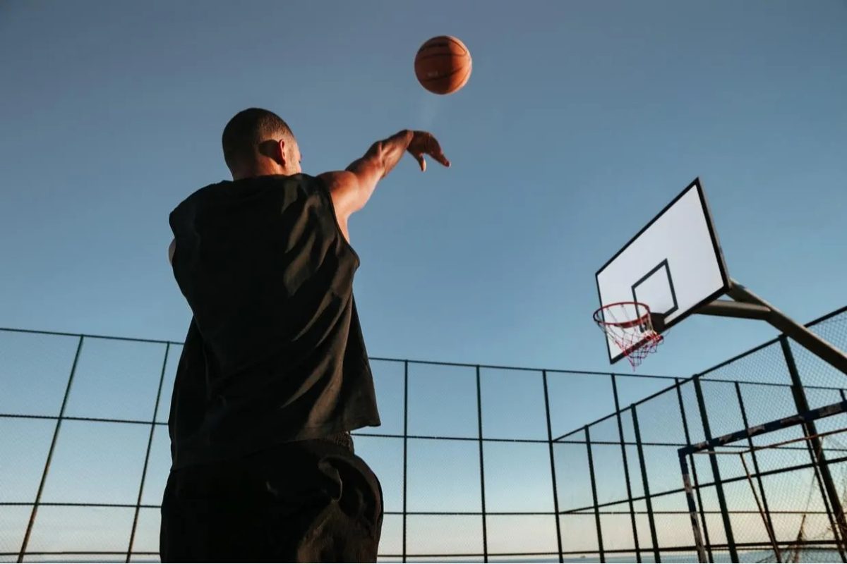 basketball hoop rebounder