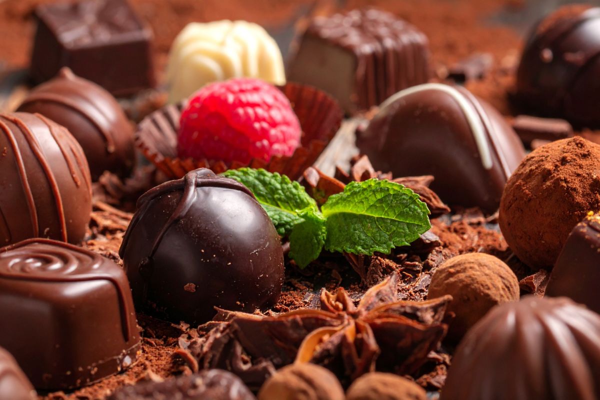 fruit sweetened chocolate